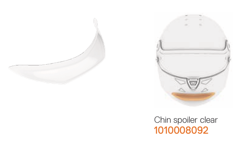 Schuberth Chin Spoiler Clear