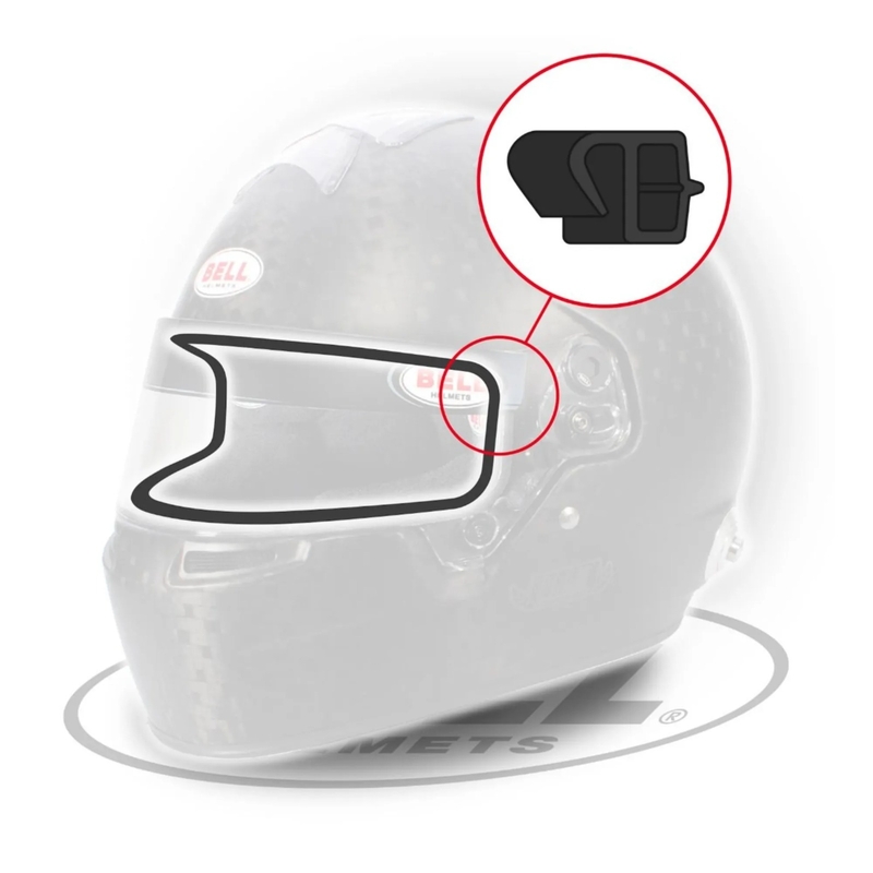 BELL RUBBER PROFILE KIT – Visor Eyeport Edge, 77 cm Lenth, Black